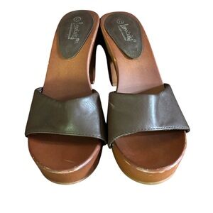 FIONI Clothing Brown Women's Slide Sandals